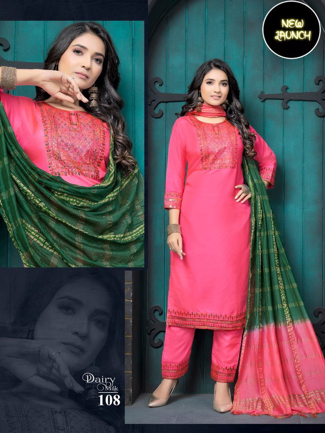 Trendz Dairy Milk V 2 Festive Wear Wholesale Readymade Suit Catalog